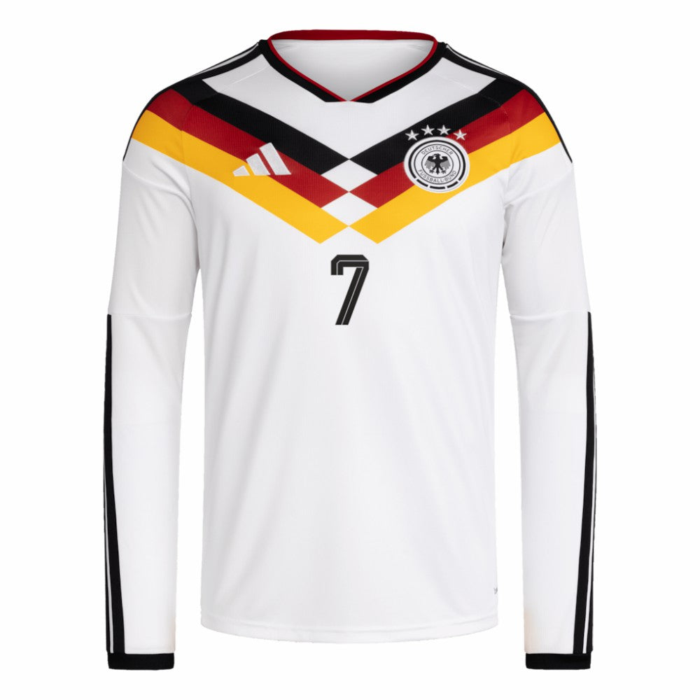 Kai Havertz Germany National Team 2026 Home Replica Long Sleeve Jersey for sale - White