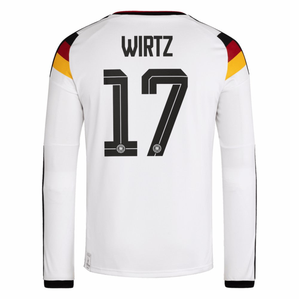 Florian Wirtz Germany National Team 2026 Home Replica Long Sleeve Jersey for sale - White