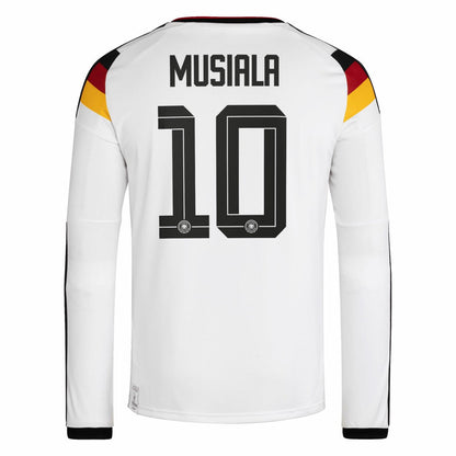 Jamal Musiala Germany National Team 2026 Home Replica Long Sleeve Jersey for sale - White