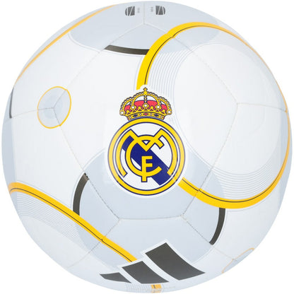 Franco Mastantuono Real Madrid Autographed Gray/Gold Soccer Ball