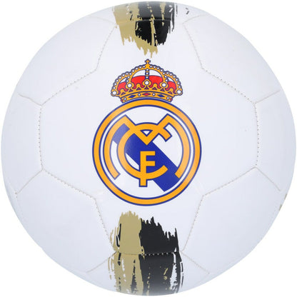 Arda Güler Real Madrid Autographed White/Gold Logo Soccer Ball