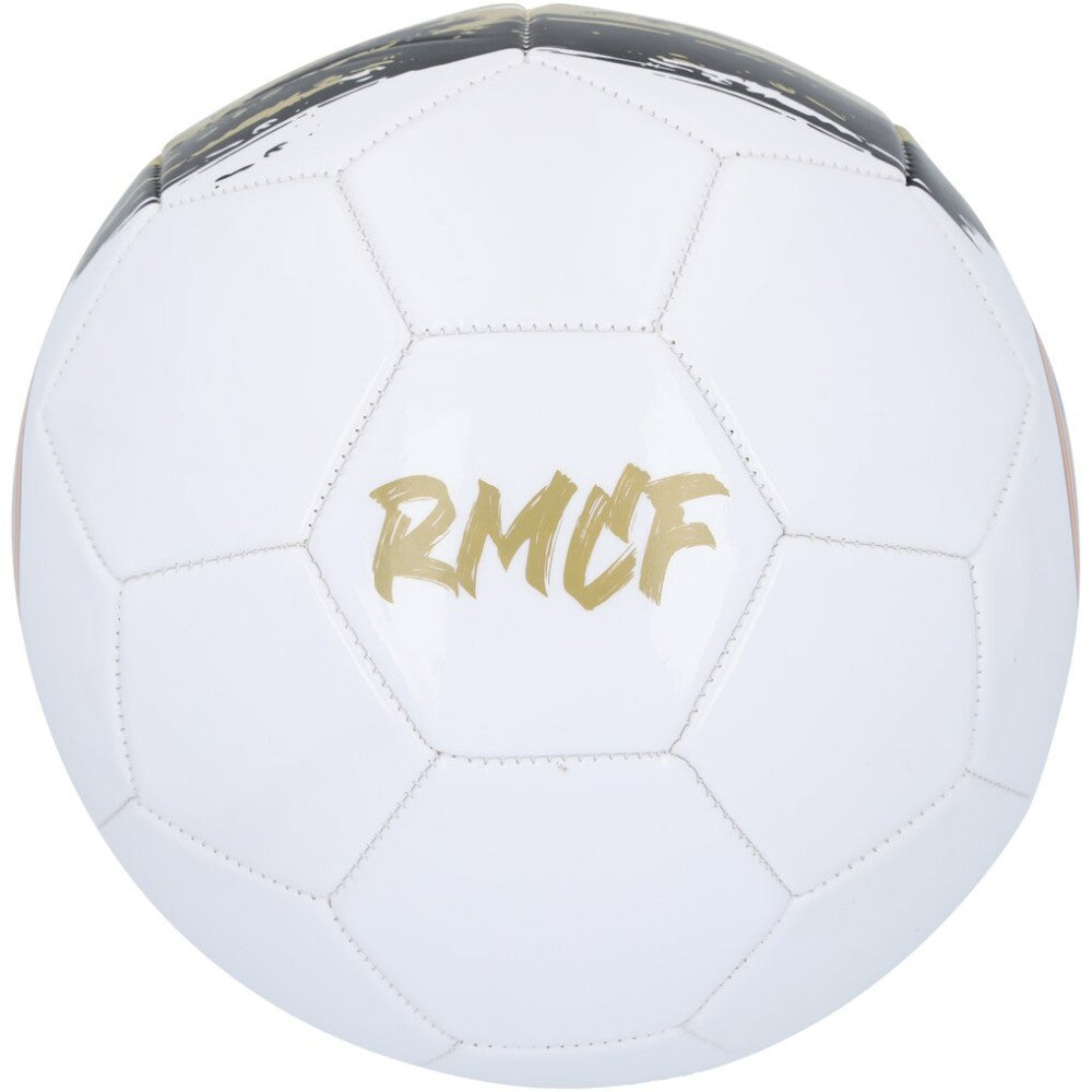 Arda Güler Real Madrid Autographed White/Gold Logo Soccer Ball