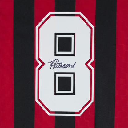Frank Rijkaard AC Milan Autographed Red/Black Home Jersey  on sale - Icons