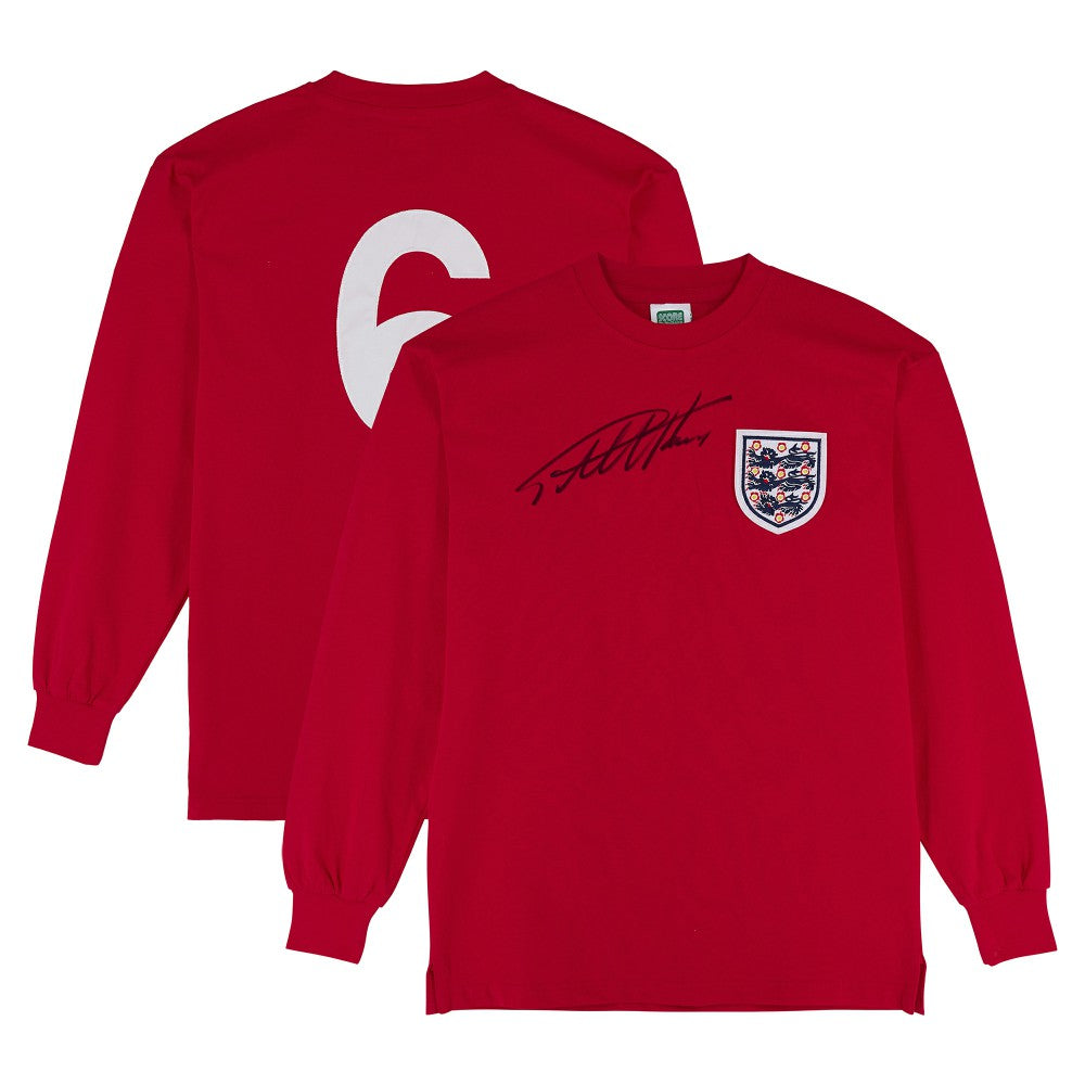 Sir Geoff Hurst England National Team Autographed 1966 Score Draw Jersey  for sale - Icons