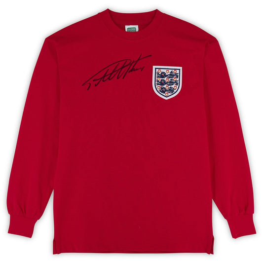 Sir Geoff Hurst England National Team Autographed 1966 Score Draw Jersey for sale - Icons