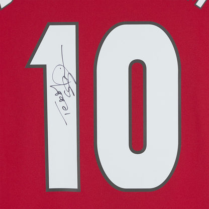 Teddy Sheringham Manchester United Autographed 1999 Red UEFA Champions League Home Jersey  Discount - Icons
