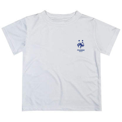 France National Team Vive La Fete Youth Impressions Artwork T-Shirt for sale - White