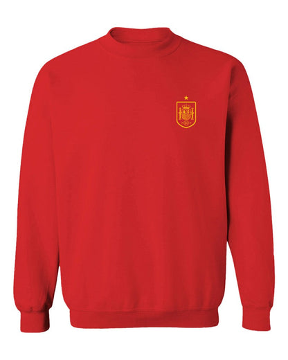 Spain National Team Vive La Fete Women's Impressions Artwork Sweatshirt for sale - Red