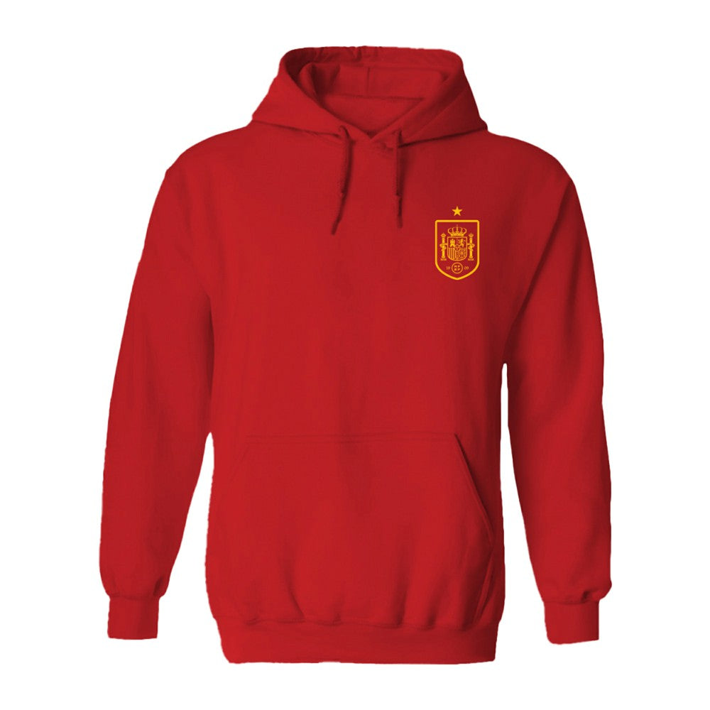 Spain National Team Vive La Fete Women's Impressions Artwork Hoodie for sale - Red