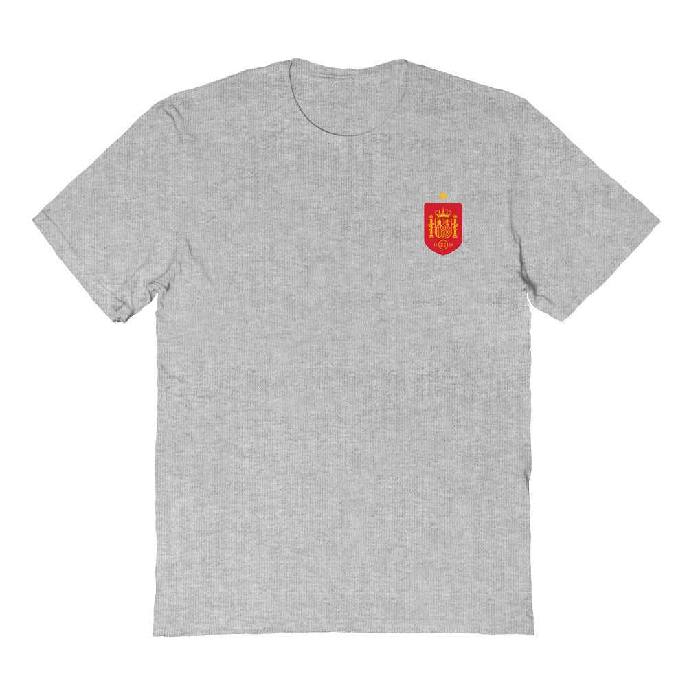 Spain National Team Vive La Fete Women's Impressions Artwork Fitted T-Shirt for sale - Gray
