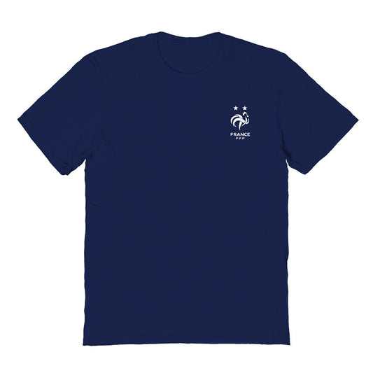 France National Team Vive La Fete Women's Impressions Artwork Fitted T-Shirt for sale - Navy