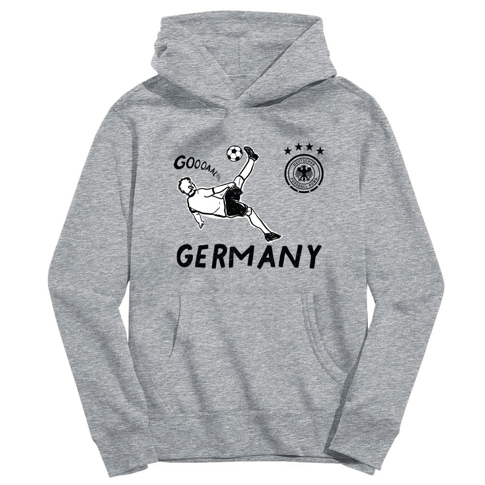 Germany National Team Vive La Fete Youth Chilena Style Hoodie for sale - Gray