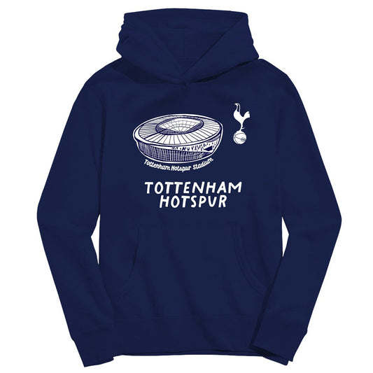 Tottenham Hotspur Vive La Fete Youth Stadium Style Hoodie Sale - Navy