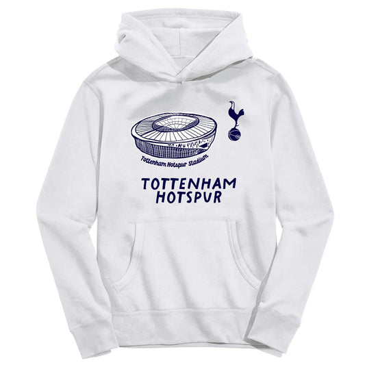 Tottenham Hotspur Vive La Fete Youth Stadium Style Hoodie Sale - White