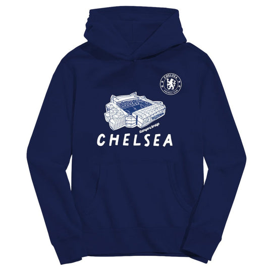 Chelsea Vive La Fete Youth Stadium Style Hoodie on sale - Navy