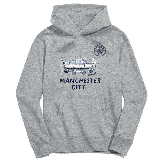 Manchester City Vive La Fete Toddler Stadium Style Hoodie Discount - Gray