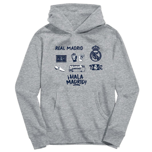 Real Madrid Vive La Fete Toddler Impressions Icons Hoodie Discount - Gray
