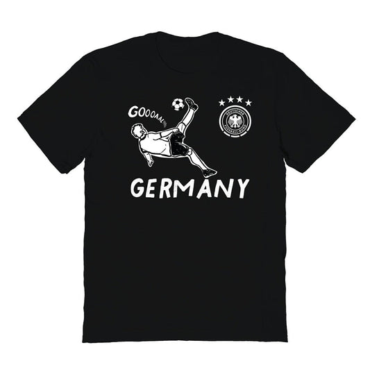Germany National Team Vive La Fete Youth Chilena Style T-Shirt for sale - Black