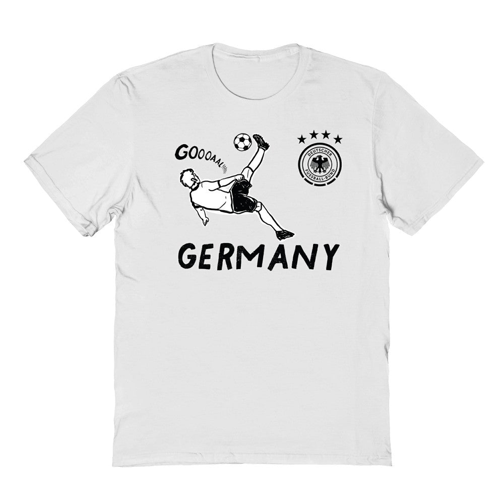 Germany National Team Vive La Fete Youth Chilena Style T-Shirt for sale - White