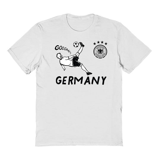 Germany National Team Vive La Fete Youth Chilena Style T-Shirt for sale - White