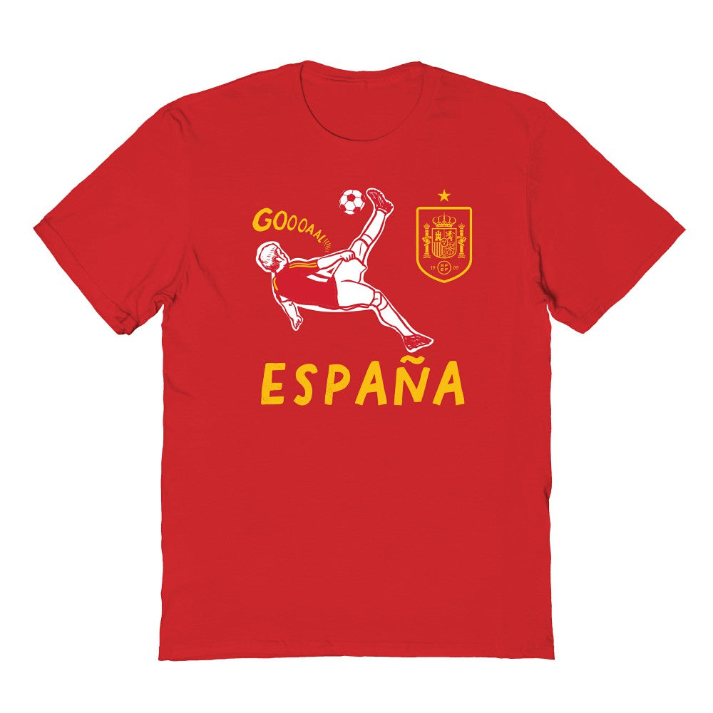 Spain National Team Vive La Fete Toddler Chilena Style T-Shirt for sale - Red