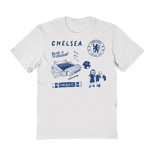Chelsea Vive La Fete Toddler Impressions Icons T-Shirt on sale - White