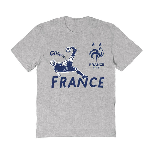 France National Team Vive La Fete Women's Chilena Style T-Shirt for sale - Gray
