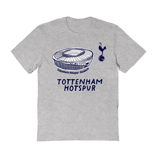 Tottenham Hotspur Vive La Fete Women's Stadium Style T-Shirt Sale - Gray