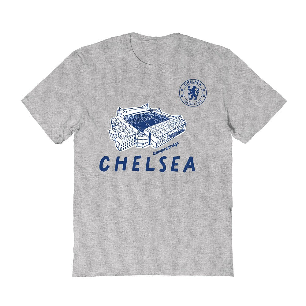 Chelsea Vive La Fete Women's Stadium Style T-Shirt on sale - Gray