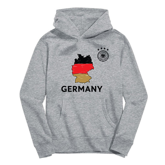 Germany National Team Vive La Fete Toddler Map Style Hoodie for sale - Gray