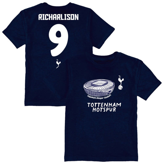 Richarlison Tottenham Hotspur Vive La Fete Toddler Player Name & Number Stadium Style T-Shirt Sale - Navy