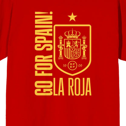 Spain National Team Go For Spain La Roja T-Shirt for sale - Red