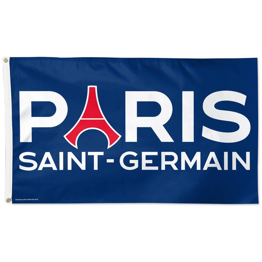 Paris Saint-Germain WinCraft 3' x 5' Single-Sided Wordmark Deluxe Flag
