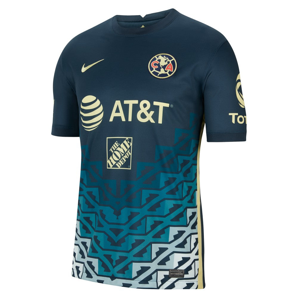 Club America Youth 2021/22 Away Breathe Stadium Replica Jersey Discount - Navy