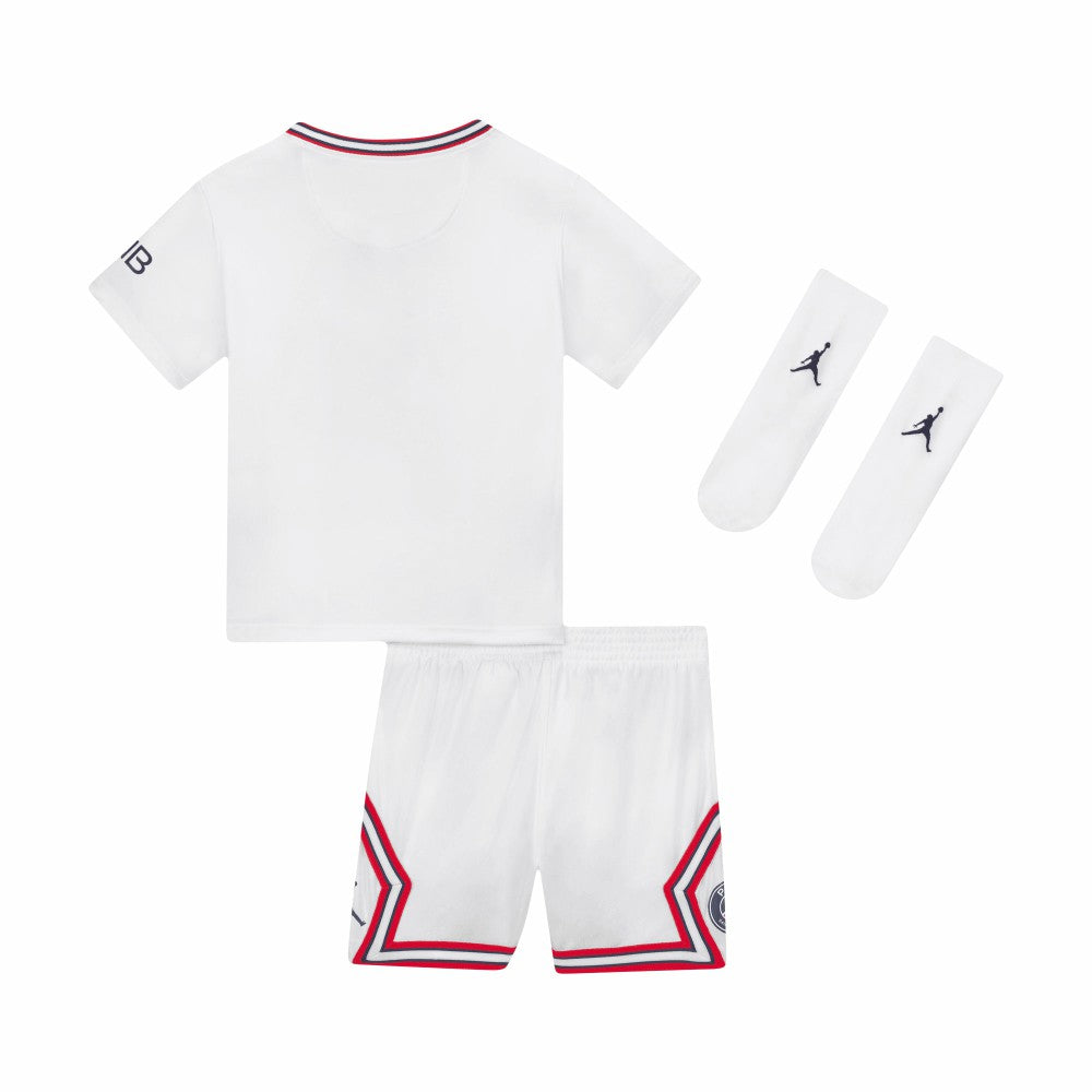 Paris Saint-Germain Jordan Brand Infant 2022/23 Fourth Stadium Kit Set on sale - White