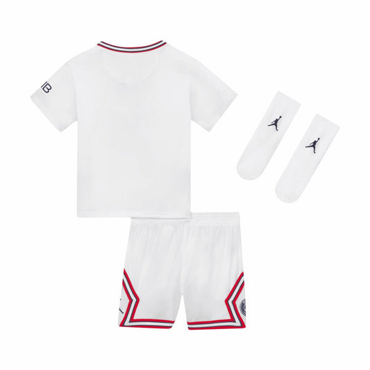 Paris Saint-Germain Jordan Brand Infant 2022/23 Fourth Stadium Kit Set on sale - White