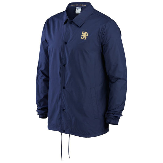 Chelsea Coach Performance Full-Snap Jacket on sale - Navy