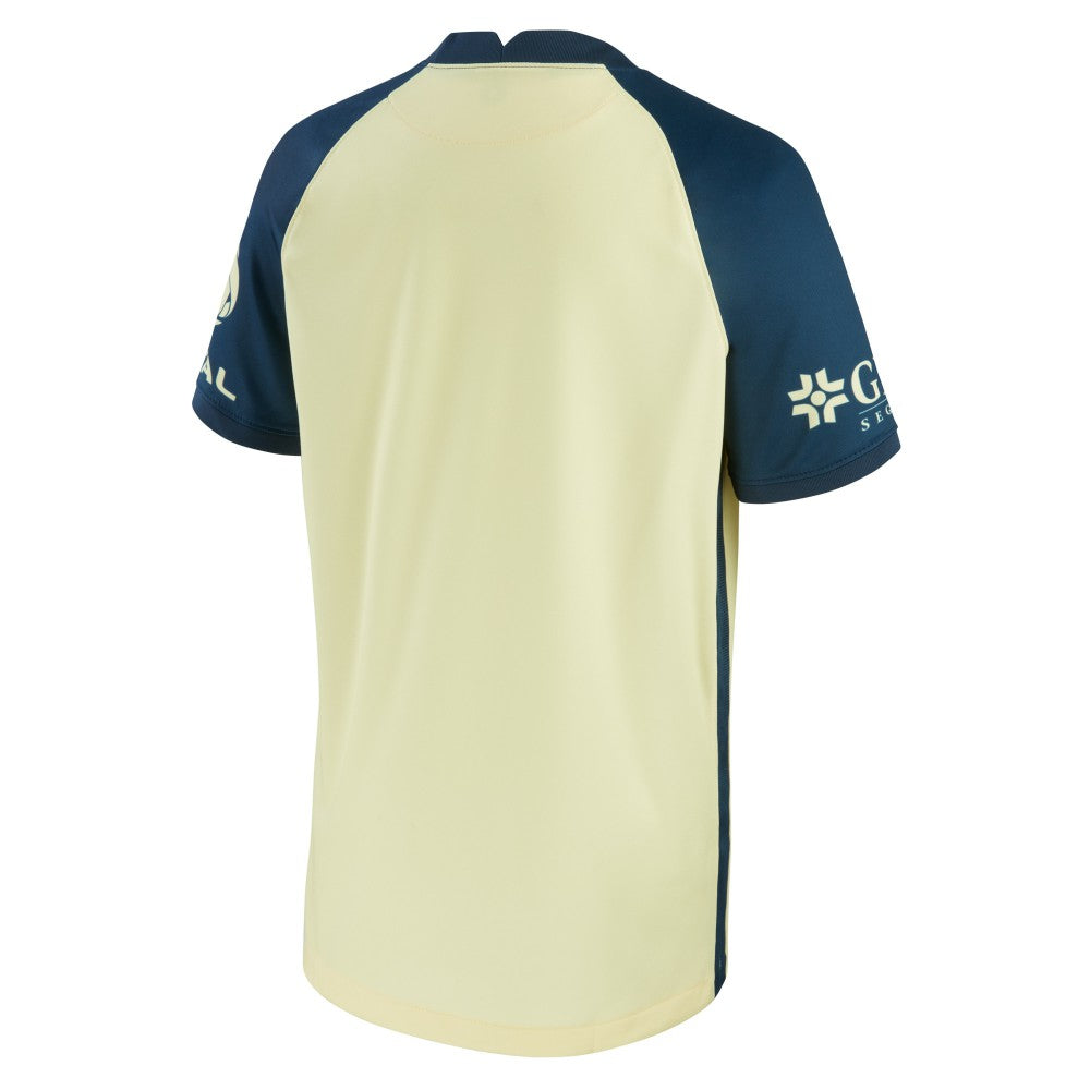 Club America Youth 2021/22 Home Breathe Stadium Replica Jersey Discount - Yellow