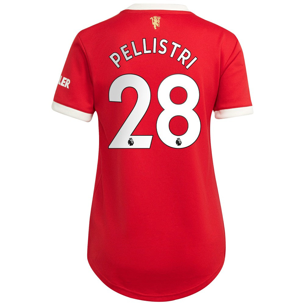 Facundo Pellistri Manchester United Women's 2021/22 Home Replica Player Jersey Discount - Red