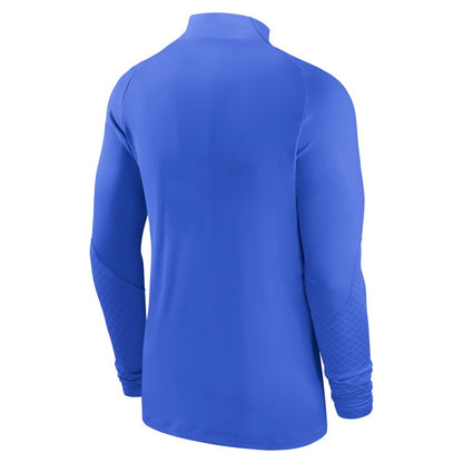 Club America 2022/23 Strike Drill Performance Raglan Quarter-Zip Long Sleeve Top Discount - Blue