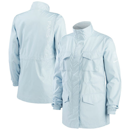 Paris Saint-Germain Women's M65 Woven Full-Zip Jacket on sale - Light Blue