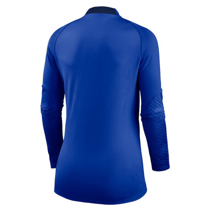 Chelsea Women's Strike Drill Raglan Performance Quarter-Zip Top on sale - Blue