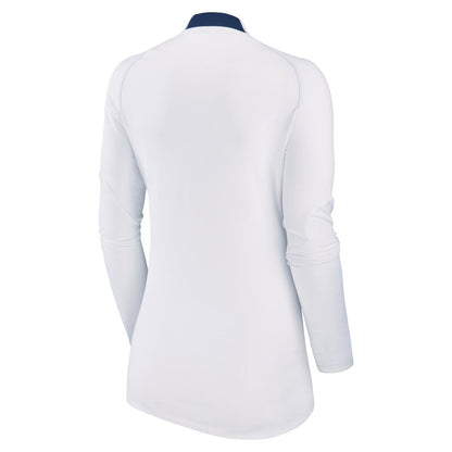 Paris Saint-Germain Women's Strike Drill Raglan Performance Quarter-Zip Top on sale - White