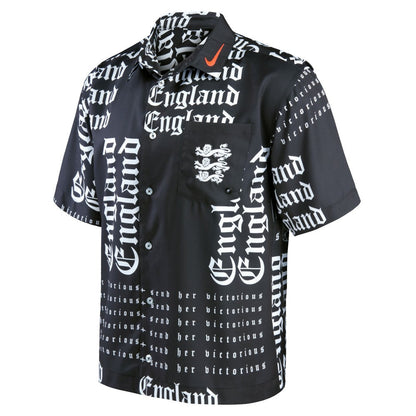 England Women's National Team Button-Up Shirt for sale - Black