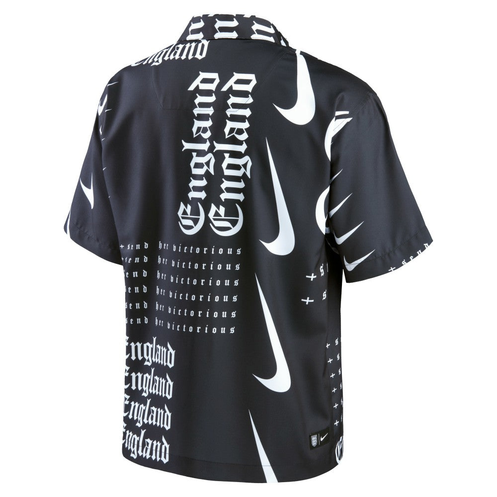 England Women's National Team Button-Up Shirt for sale - Black