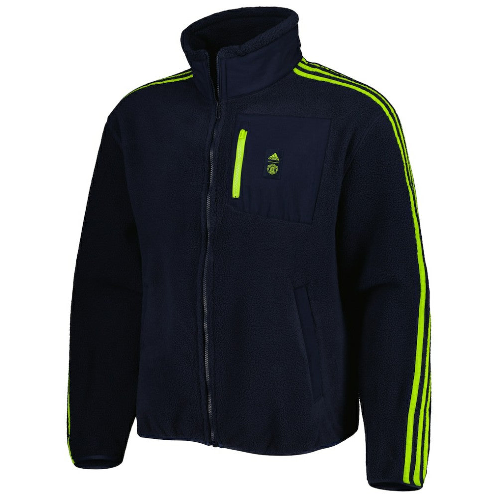 Manchester United Lifestyler Fleece Full-Zip Jacket Discount - Navy