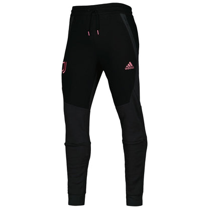 Juventus Travel Pants Discount - Black