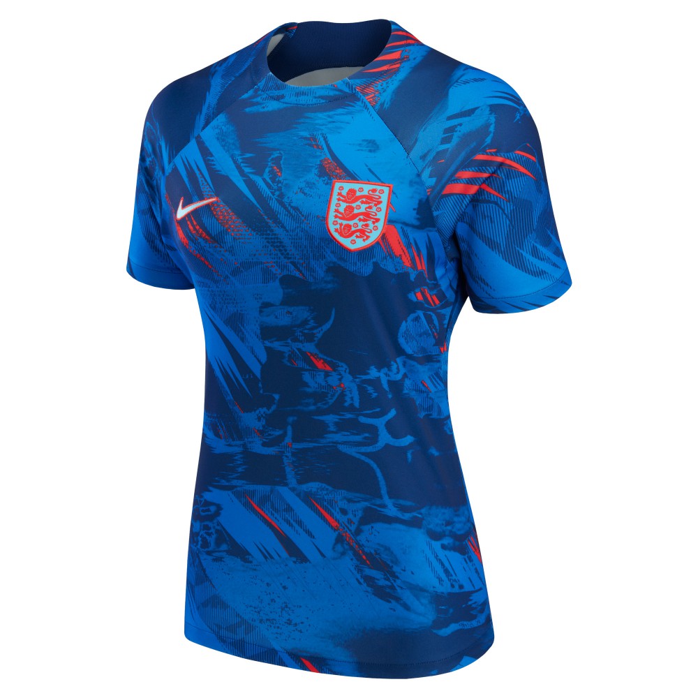 England National Team Women's 2022 Pre-Match Top for sale - Blue