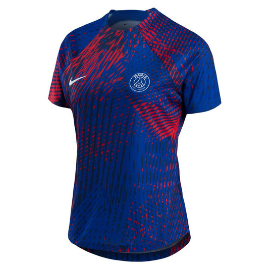 Paris Saint-Germain Women's 2022 Pre-Match Top on sale - Blue