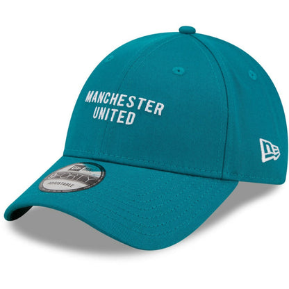 Manchester United New Era Seasonal 9FORTY Adjustable Hat Discount - Turquoise